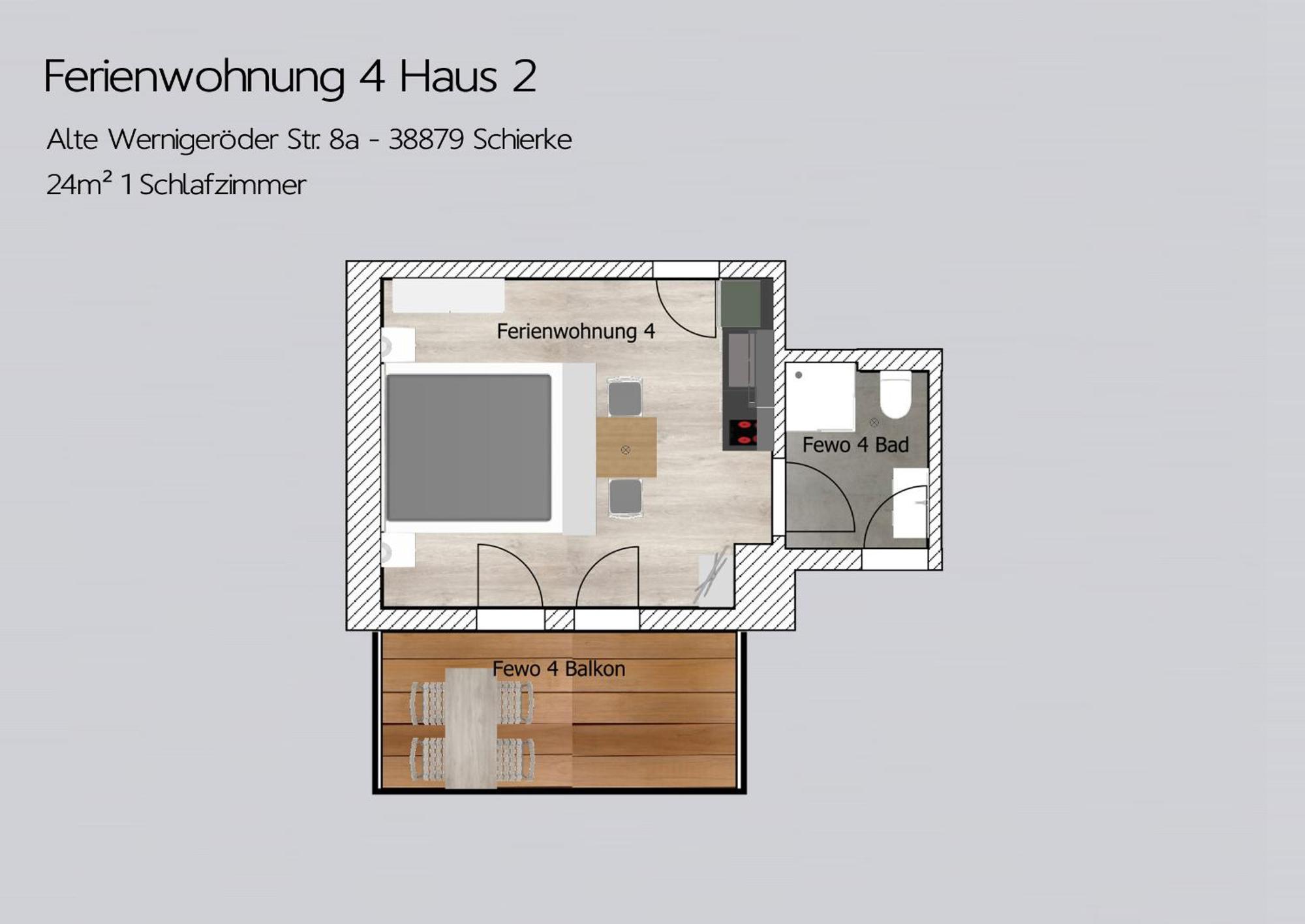 Auszeit-Im-Harz Haus 2 Wohnung 4 Ширке Экстерьер фото